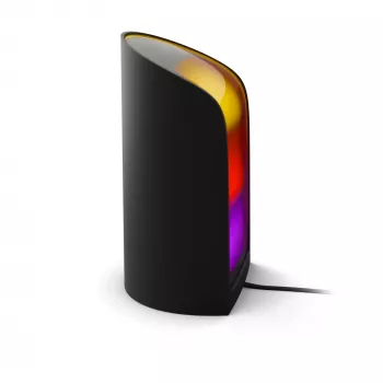 Lámpara de mesa inteligente Philips Hue Flare negra Bluetooth 76x91x157mm