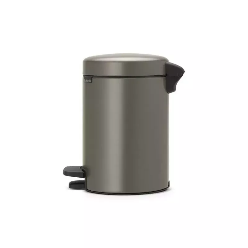 Cubo de basura Brabantia 113246 3 L redondo platino