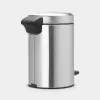 Cubo de basura Brabantia NewIcon 3L acero mate