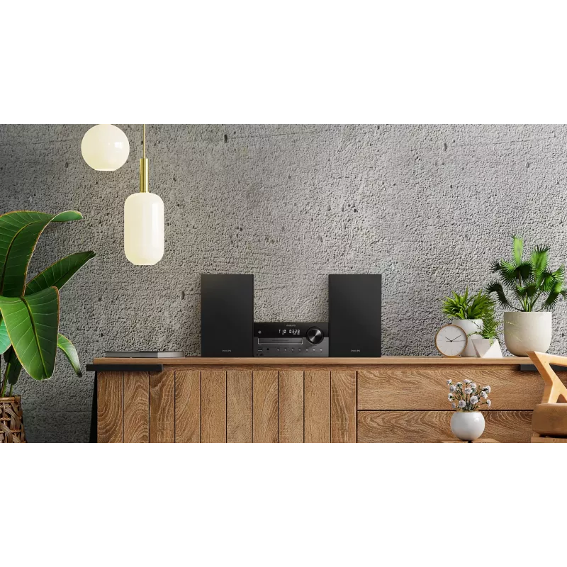 Philips TAM4505M2/12 sistema de audio para el hogar microcadena 80 W negro, gris oscuro