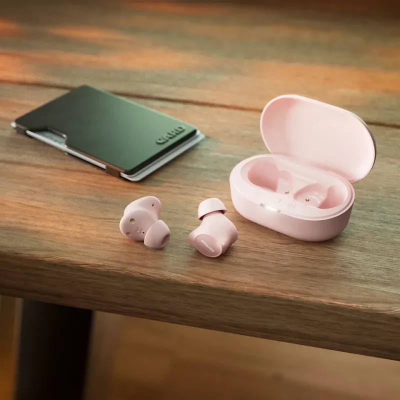 Auriculares Philips TAT1209PK/00 True Wireless Stereo (TWS) in-ear llamadas/música Bluetooth rosa