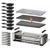 Raclette y parrilla Unold Delice Basic 1200 W 8 personas negro acero inoxidable