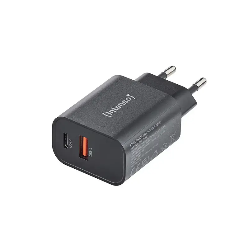Fuente de alimentación Intenso W30AC 30 W USB-A USB-C negra