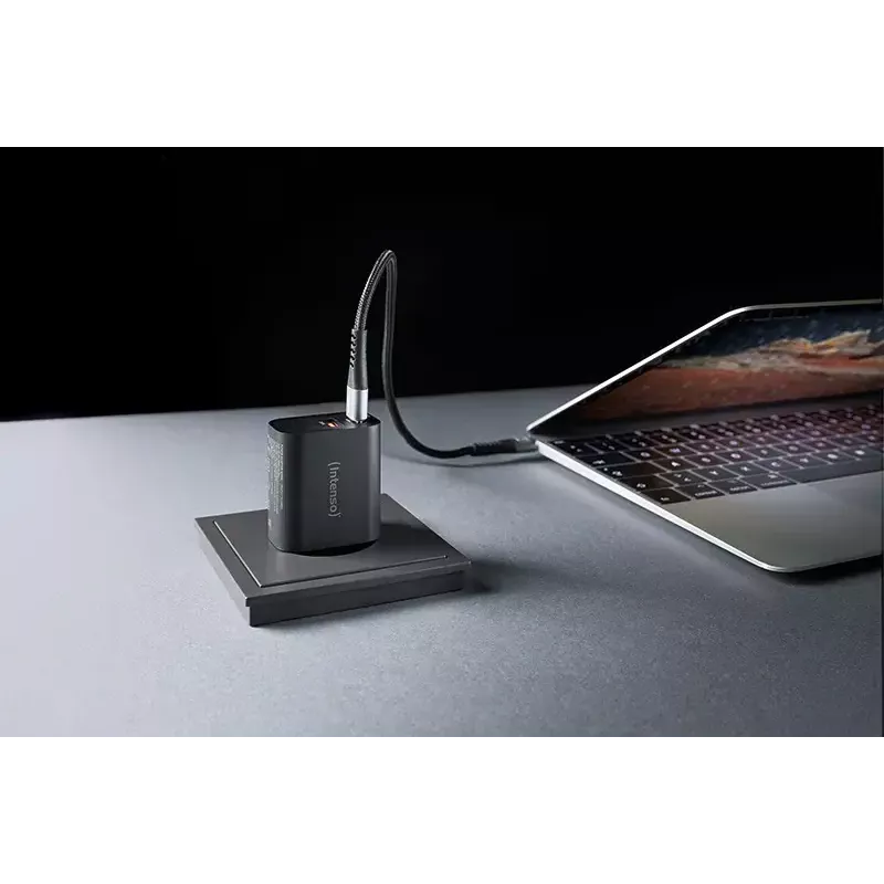 Fuente de alimentación Intenso W30AC 30 W USB-A USB-C negra