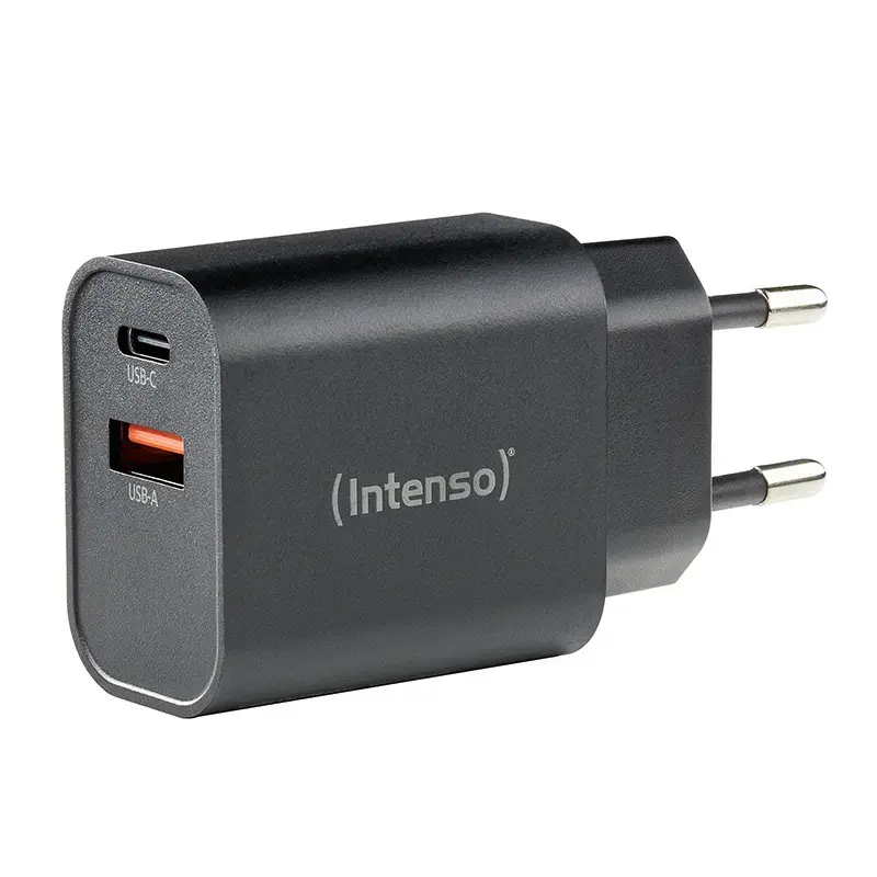 Fuente de alimentación Intenso W30AC 30 W USB-A USB-C negra