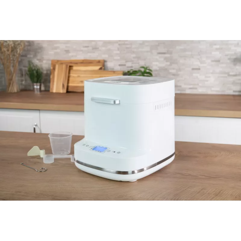 Máquina de pan Unold Esge Backmeister Bernd 68120 — 550 W, peso máx. del pan 1 kg, blanca, carcasa de plástico