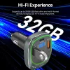 Cargador de coche Vention 3 puertos USB (USB-C + 2× USB-A) 30W/18W/5W negro