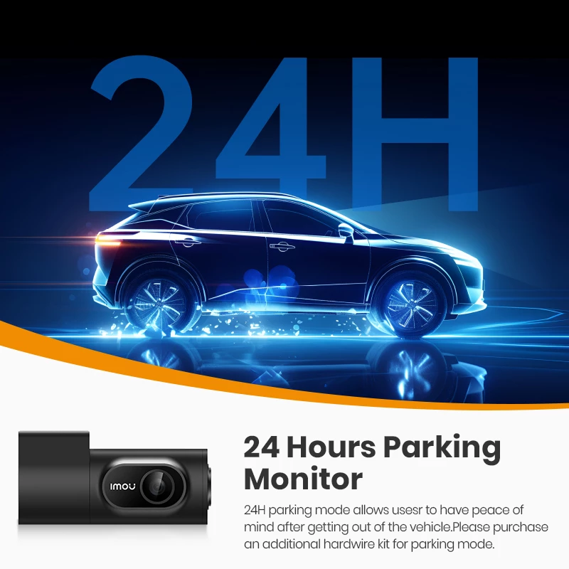 Dashcam Imou T800 4K Ultra HD Wi-Fi DC negra