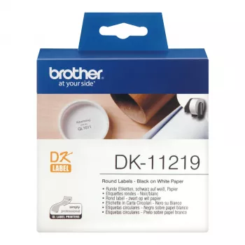 Etiqueta de impresora Brother DK-11219 blanca