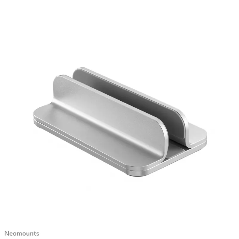 Neomounts NSLS300SILVER soporte vertical para portátil, 11–17 pulgadas, máx. 5 kg, aluminio, ajuste de altura 42 mm, ajuste de anchura 150 mm, ajuste de profundidad 92 mm, plata