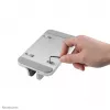 Neomounts NSLS300SILVER soporte vertical para portátil, 11–17 pulgadas, máx. 5 kg, aluminio, ajuste de altura 42 mm, ajuste de anchura 150 mm, ajuste de profundidad 92 mm, plata