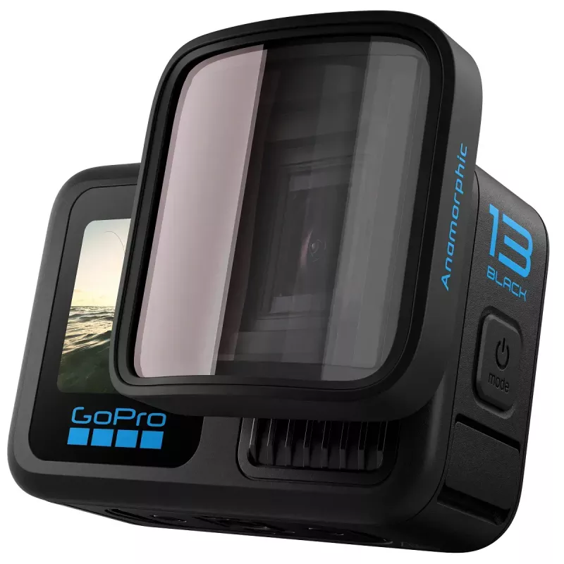 Lente GoPro HERO13 Anamorphic Lens Mod negra