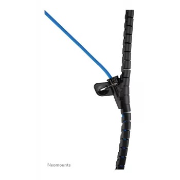 Abrazadera de gestión de cables Neomounts ADS06-140BL para cables Ø15 mm, negra