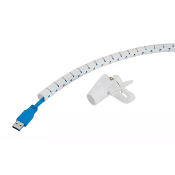 Funda de cables Neomounts ADS06-140WH Ø15 mm blanca para varios cables