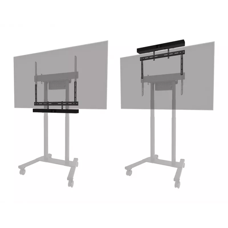 Soporte para videobar Neomounts AV30-500BL para pantallas de 43–110