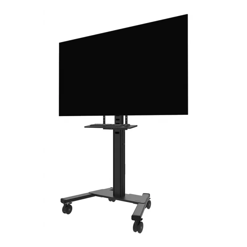 Kit de bandeja para teclado Neomounts AV40-500BL para pantallas de 43–110 inch, VESA hasta 600x400, carga máx. 2,5 kg, 900×279×640 mm