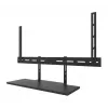 Kit de bandeja para teclado Neomounts AV40-500BL para pantallas de 43–110 inch, VESA hasta 600x400, carga máx. 2,5 kg, 900×279×640 mm