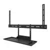 Kit de bandeja para teclado Neomounts AV40-500BL para pantallas de 43–110 inch, VESA hasta 600x400, carga máx. 2,5 kg, 900×279×640 mm