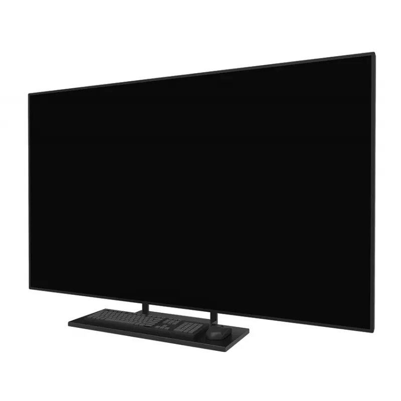 Kit de bandeja para teclado Neomounts AV40-500BL para pantallas de 43–110 inch, VESA hasta 600x400, carga máx. 2,5 kg, 900×279×640 mm
