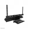 Kit de bandeja para videobar y portátil Neomounts AV60-500BL para pantallas de 43–110 inch, VESA hasta 600x400, carga máx. 8 kg, ancho 900 mm