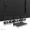 Kit de bandeja para videobar y portátil Neomounts AV60-500BL para pantallas de 43–110 inch, VESA hasta 600x400, carga máx. 8 kg, ancho 900 mm
