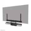 Kit de bandeja para videobar y portátil Neomounts AV60-500BL para pantallas de 43–110 inch, VESA hasta 600x400, carga máx. 8 kg, ancho 900 mm