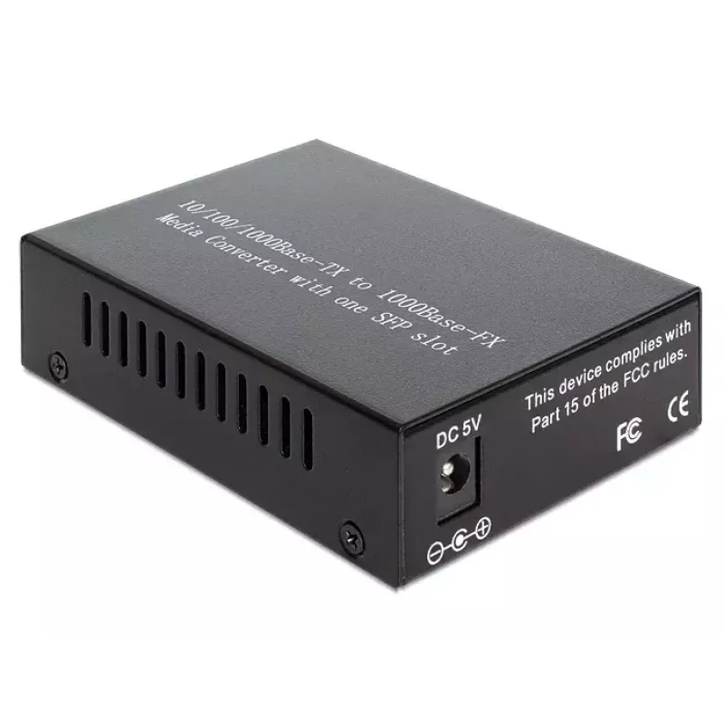 Conversor de medios DeLOCK 1000Base-T a SFP 1000 Mbit/s negro