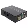 Conversor de medios DeLOCK 1000Base-T a SFP 1000 Mbit/s negro