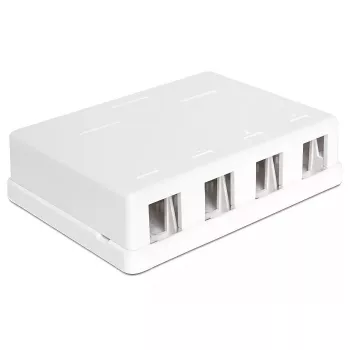 Caja de empotrar para enchufe DeLOCK 86208 blanco