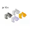 Clip para cables DeLOCK 86422 multicolor 40 uds.