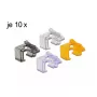 Clip para cables DeLOCK 86422 multicolor 40 uds.