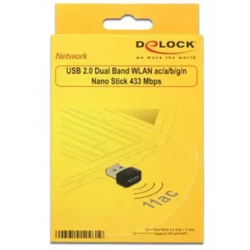 Tarjeta de red DeLOCK 12461 WLAN 433 Mbit/s