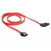 Cable SATA DeLOCK 83970 0,7 m SATA 7 pines negro rojo