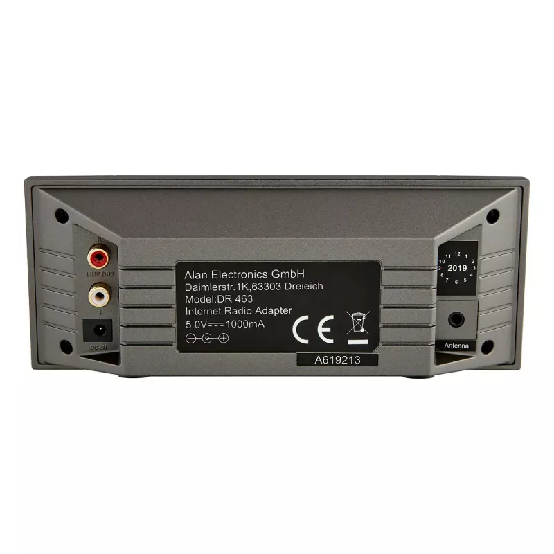 Albrecht DR 463 radio digital portátil gris