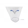 Funda para cables DeLOCK 20697 blanco