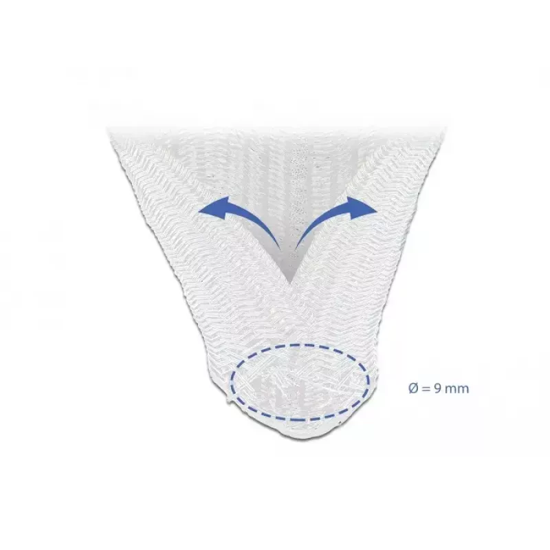 Funda para cables DeLOCK 20697 blanco