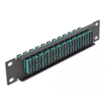 Panel de parcheo de fibra óptica DeLOCK 10