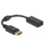 Adaptador DisplayPort 1.1 conector macho a HDMI conector hembra DeLOCK 61011