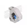 Módulo keystone DELOCK 87164 — adaptador SC a SC, colores: azul/gris/blanco, 60,1×59,4×21,6 mm