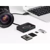 Lector de tarjetas DeLOCK 91756 negro MicroSD SD MMC USB 5 Mbit/s