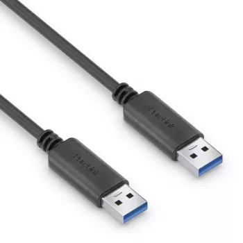 PureLink iSeries IS2401-020 Cable de USB-A a USB-A, USB 3.1 Gen 1, 2 m, negro