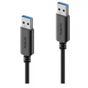 PureLink iSeries IS2401-020 Cable de USB-A a USB-A, USB 3.1 Gen 1, 2 m, negro
