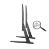 PureLink PureMounts PM-TVS-02 soporte de suelo para TV para pantallas planas de 81-165 cm (32-65 pulgadas), acero, negro
