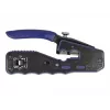 DeLOCK 90577 Alicate de crimpar herramienta de crimpado negro azul ancho 62 mm largo 135 mm alto 20 mm