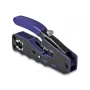 DeLOCK 90577 Alicate de crimpar herramienta de crimpado negro azul ancho 62 mm largo 135 mm alto 20 mm