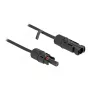 Cable solar DeLOCK DL4 4 mm² conector macho a conector hembra 1 m negro