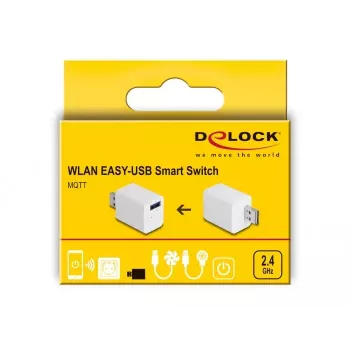 Enchufe inteligente DeLOCK 11828 para interior Wi-Fi 2 A blanco