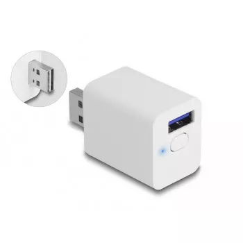 Enchufe inteligente DeLOCK 11828 para interior Wi-Fi 2 A blanco
