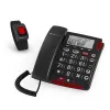 Teléfono analógico amplicomms BigTel 50 Alarm Plus identificación de llamadas gris oscuro