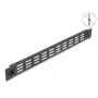 Panel ciego ventilado DeLOCK 19 pulgadas 66985 negro metal 1U